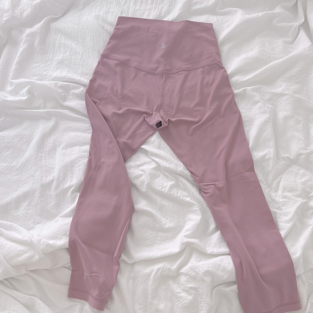 Blush color high waisted Lululemon Align™ High-Rise Pant 25"